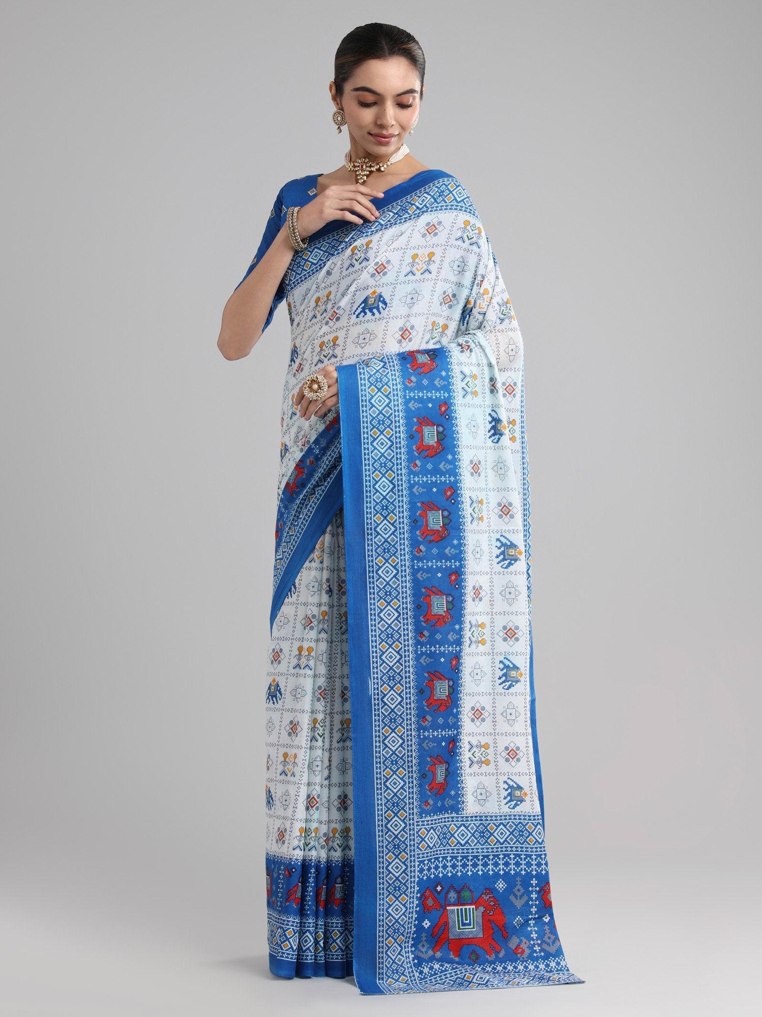 partywear designer saree for festive occasions