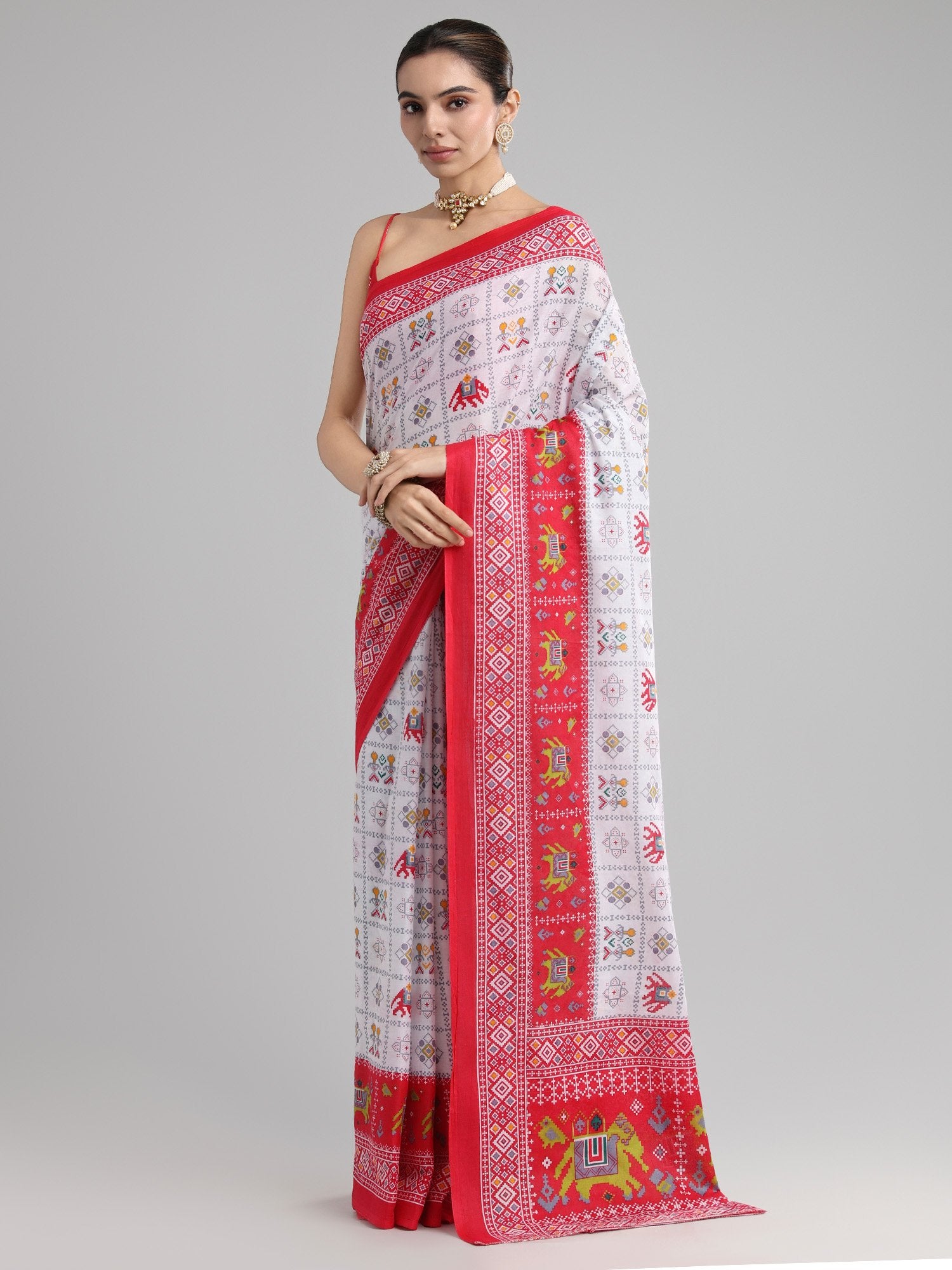 partywear designer saree for festive occasions
