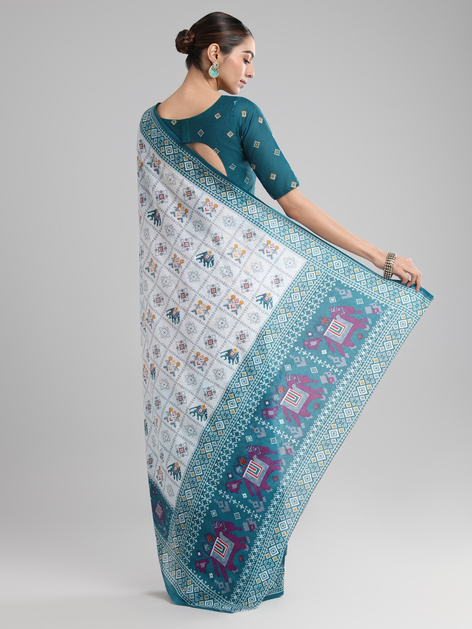 partywear designer saree for festive occasions