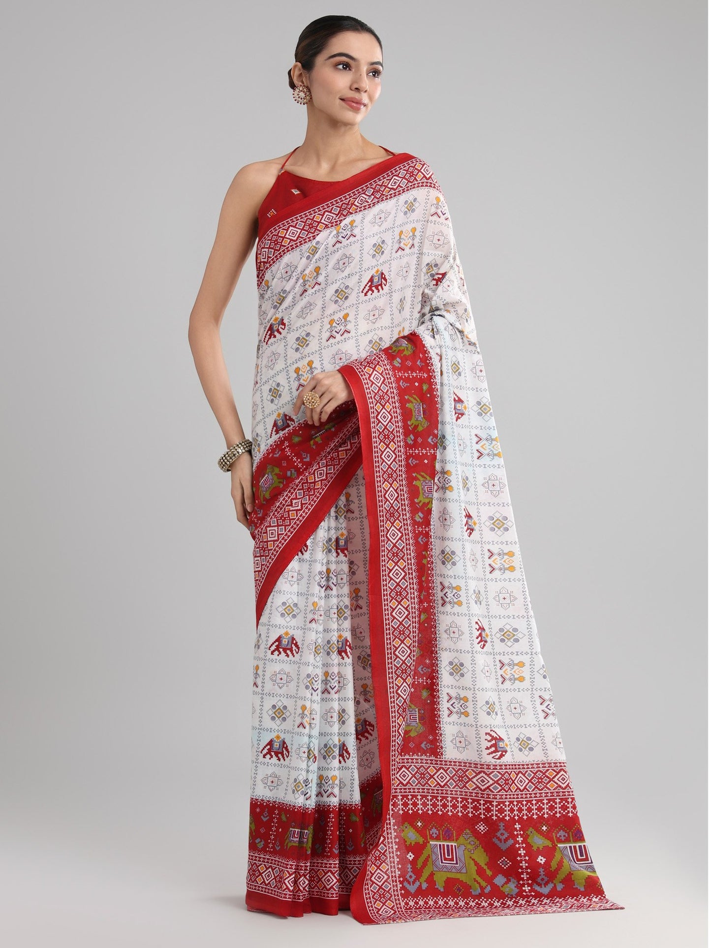 partywear designer saree for festive occasions
