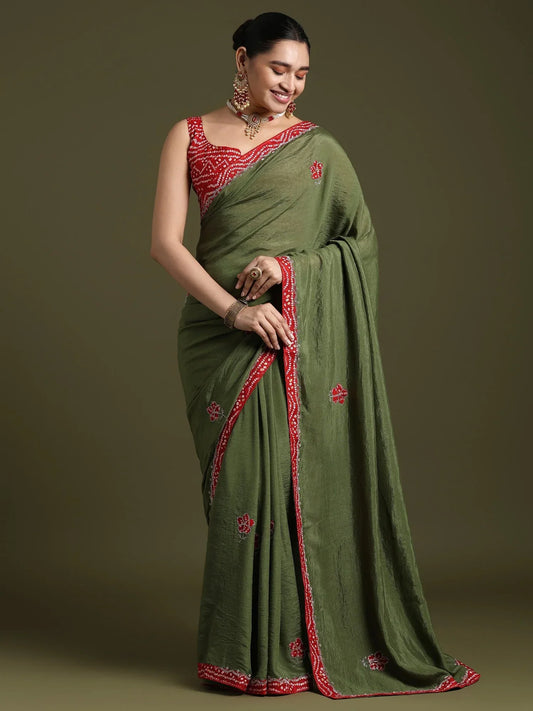 partywear designer saree for festive occasions