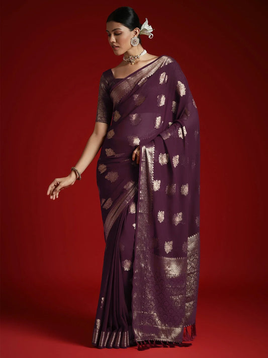 partywear designer saree for festive occasions