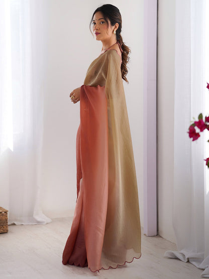 partywear designer saree for festive occasions