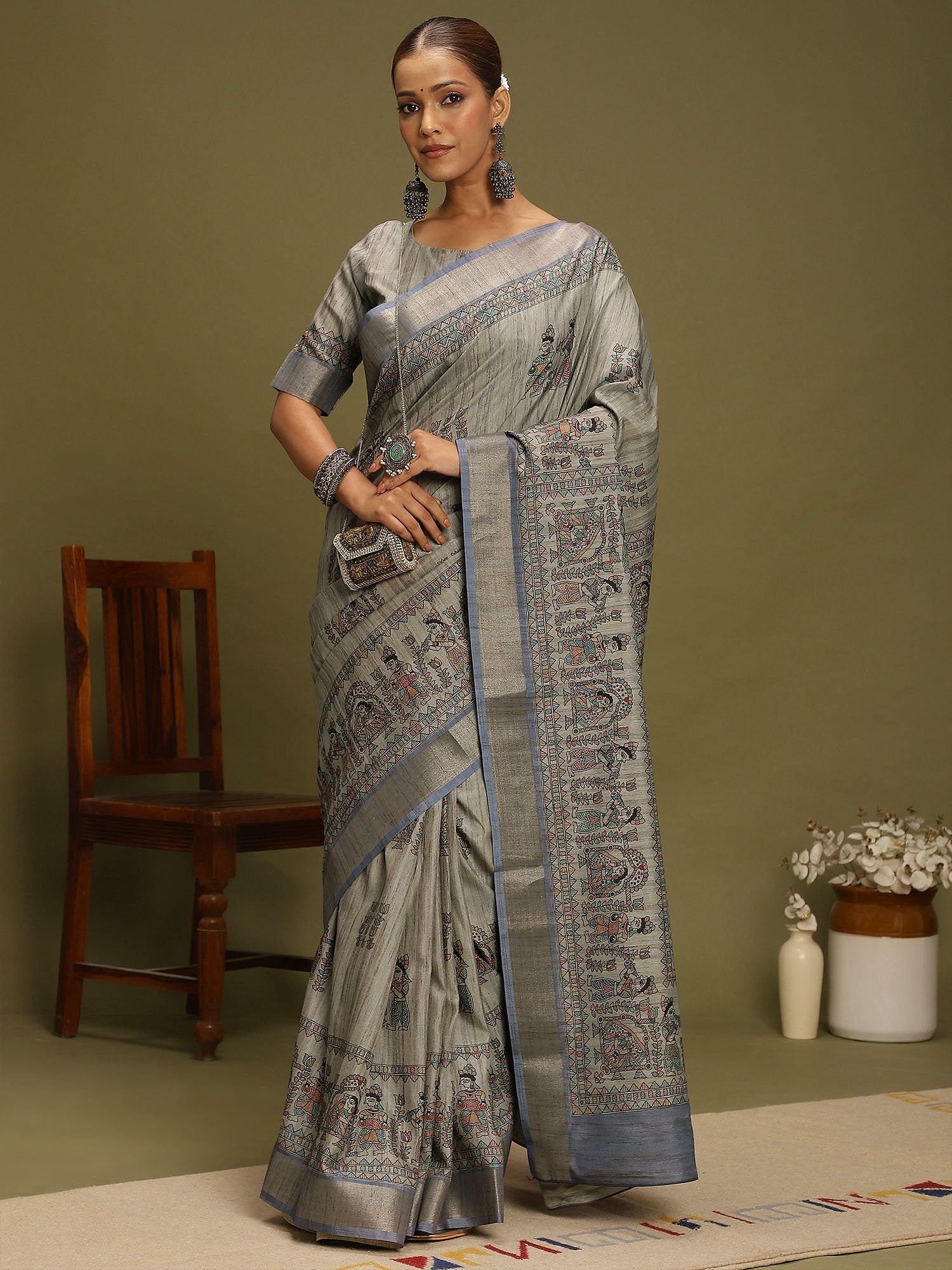 partywear designer saree for festive occasions