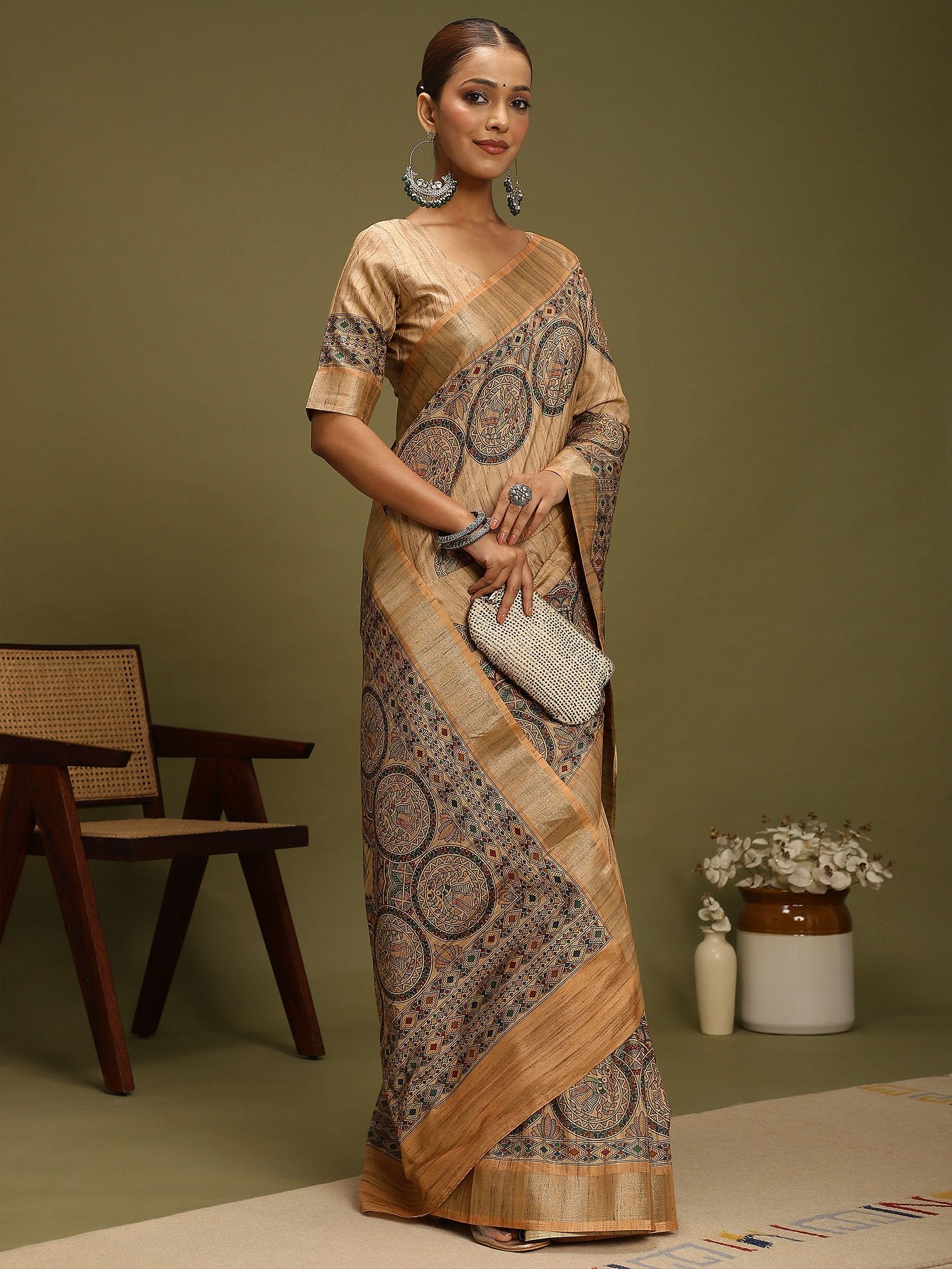 partywear designer saree for festive occasions