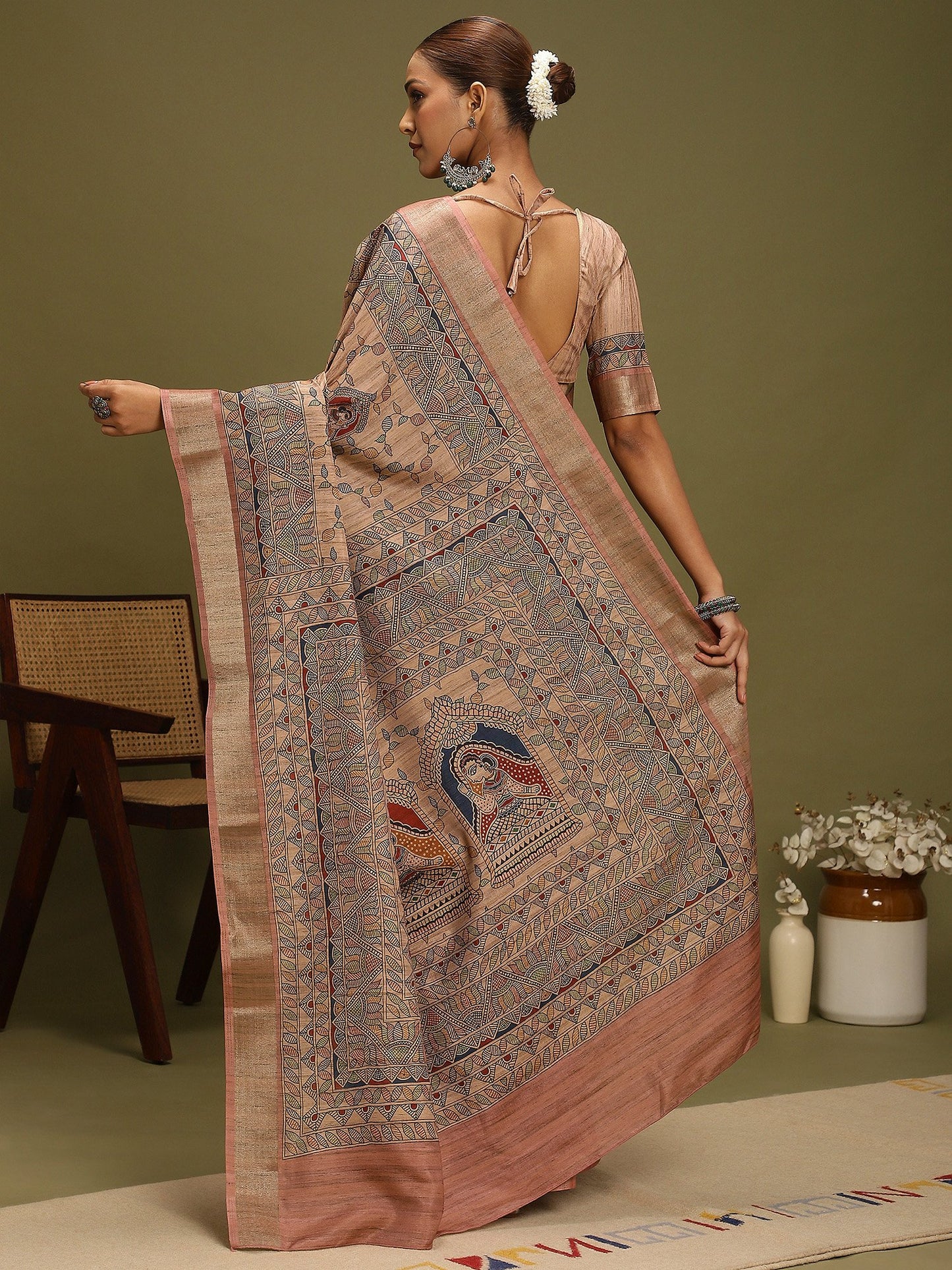 partywear designer saree for festive occasions