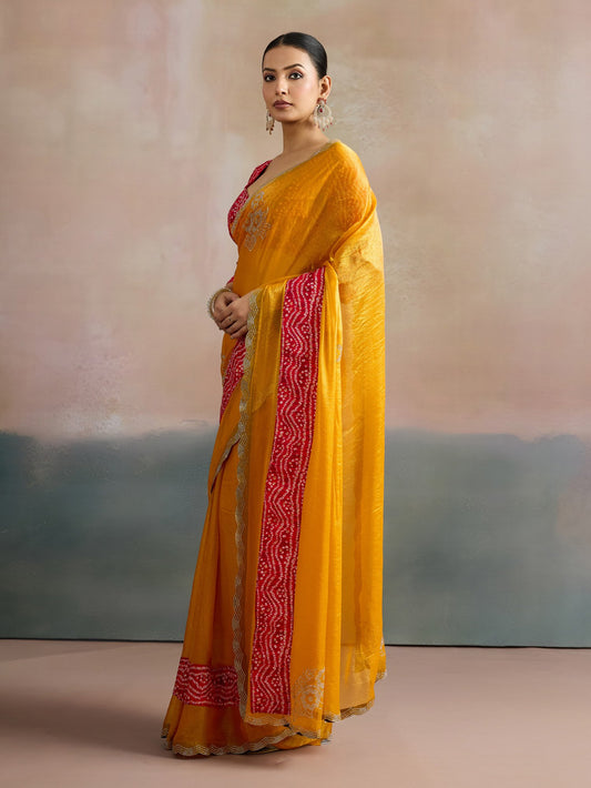partywear designer saree for festive occasions