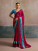 Pink Pink Party Wear Chiffon Embellished Saree