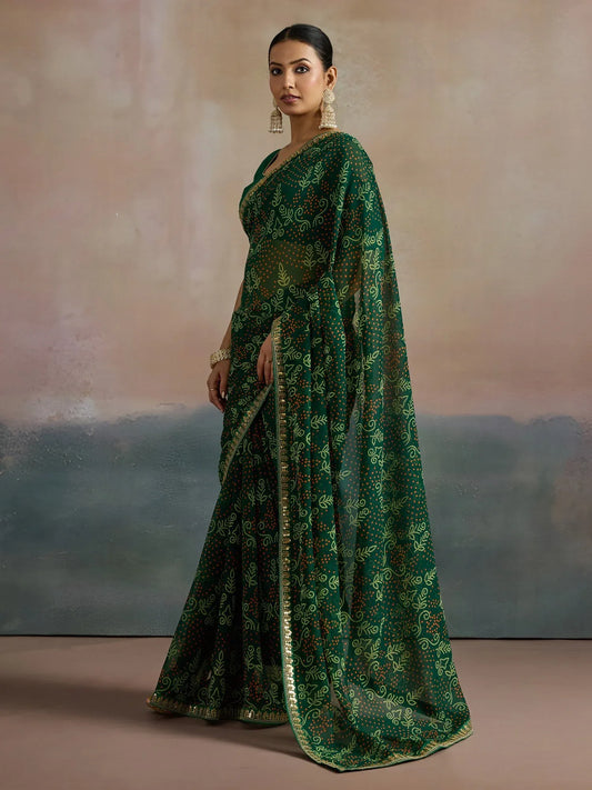 partywear designer saree for festive occasions