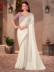 partywear designer saree for festive occasions