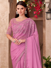 partywear designer saree for festive occasions