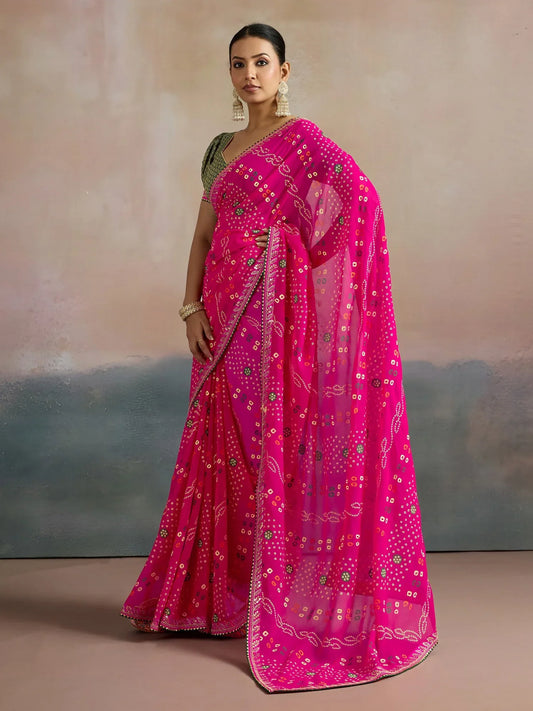 partywear designer saree for festive occasions