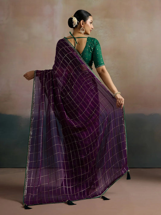 partywear designer saree for festive occasions