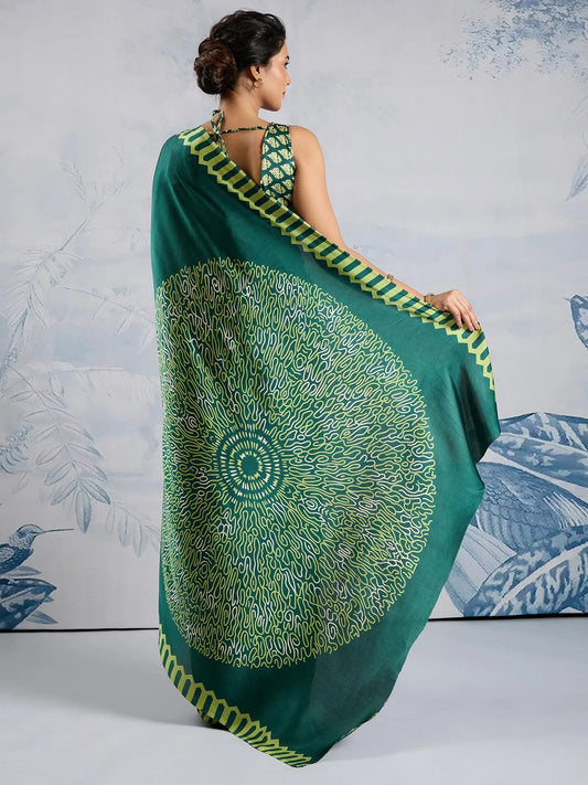 partywear designer saree for festive occasions