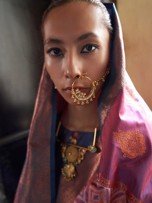 partywear designer saree for festive occasions