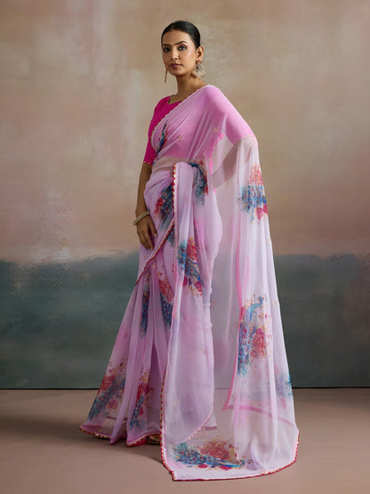 partywear designer saree for festive occasions