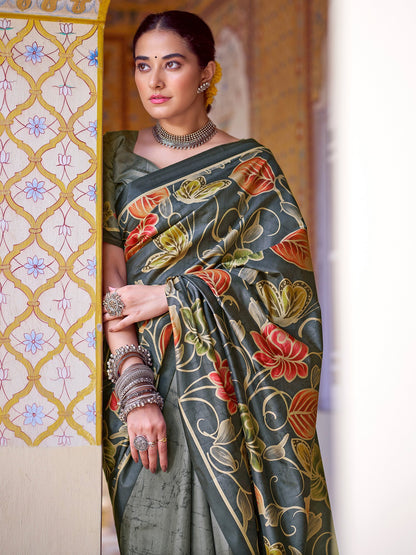 partywear designer saree for festive occasions