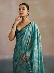 Light Party Wear Chiffon Printed Saree - The Dori Store