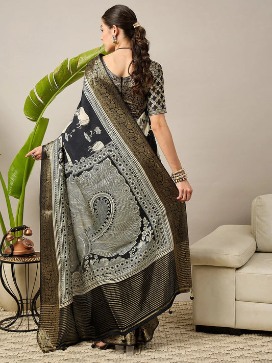partywear designer saree for festive occasions