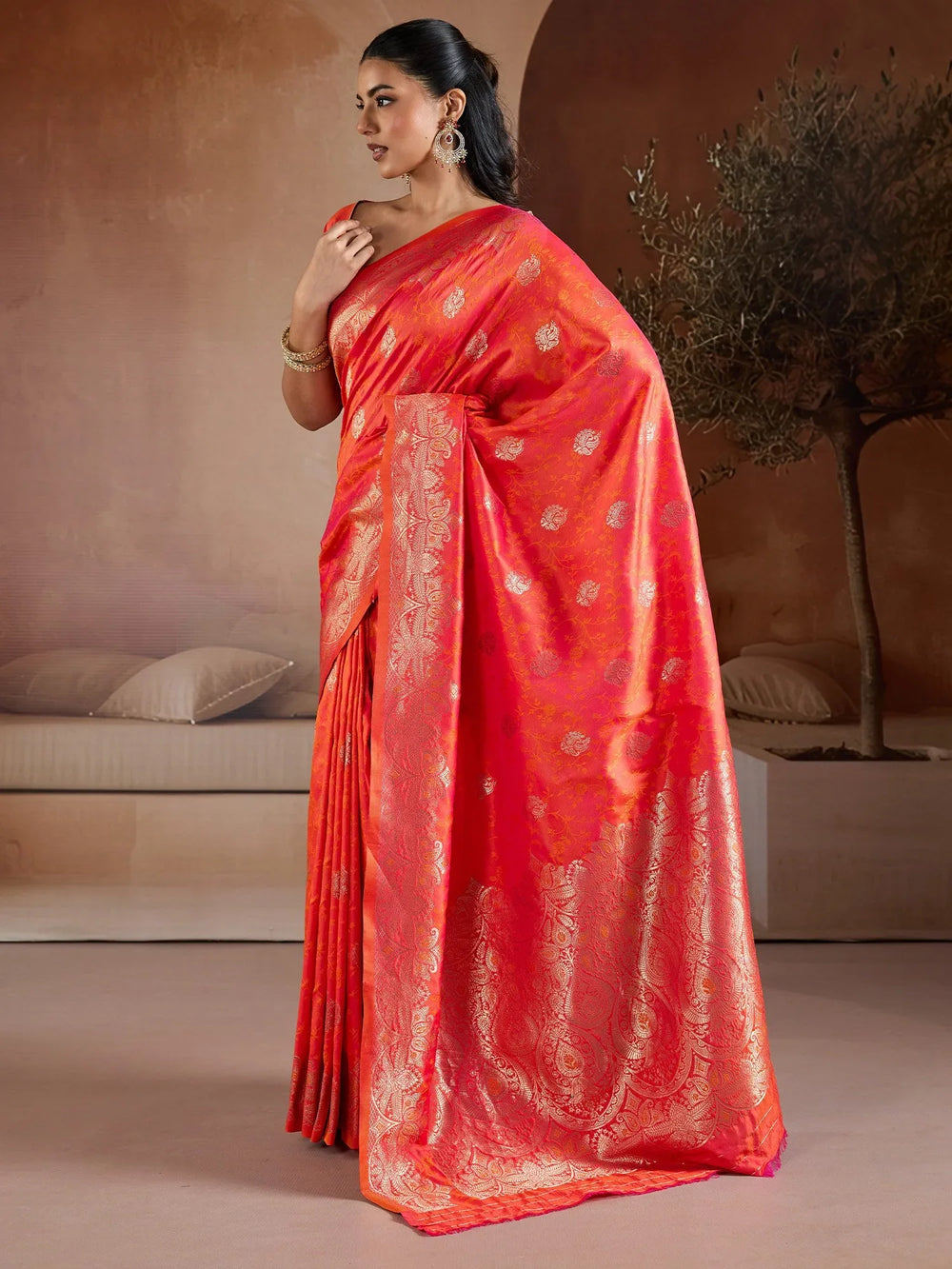 partywear designer saree for festive occasions