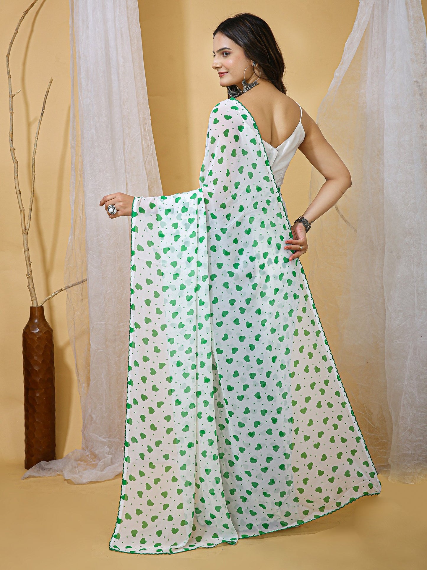 partywear designer saree for festive occasions