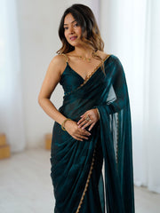 partywear designer saree for festive occasions