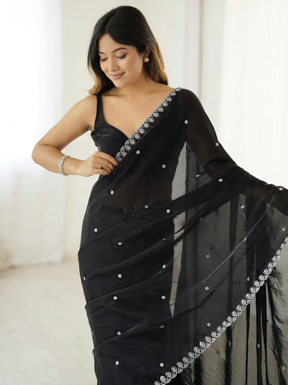 partywear designer saree for festive occasions