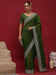 Green Green Party Wear Silk Blend Embellished Saree