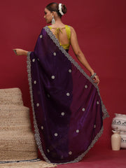 partywear designer saree for festive occasions