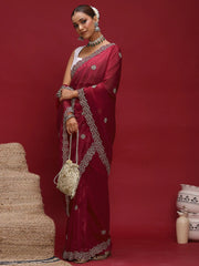 partywear designer saree for festive occasions