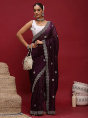 partywear designer saree for festive occasions