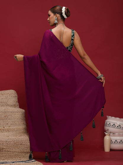 partywear designer saree for festive occasions