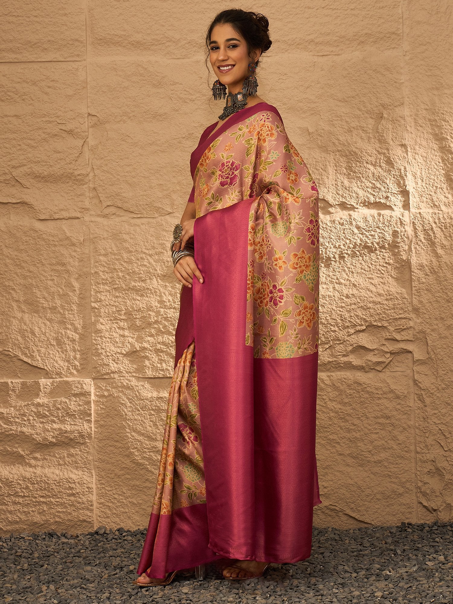 partywear designer saree for festive occasions