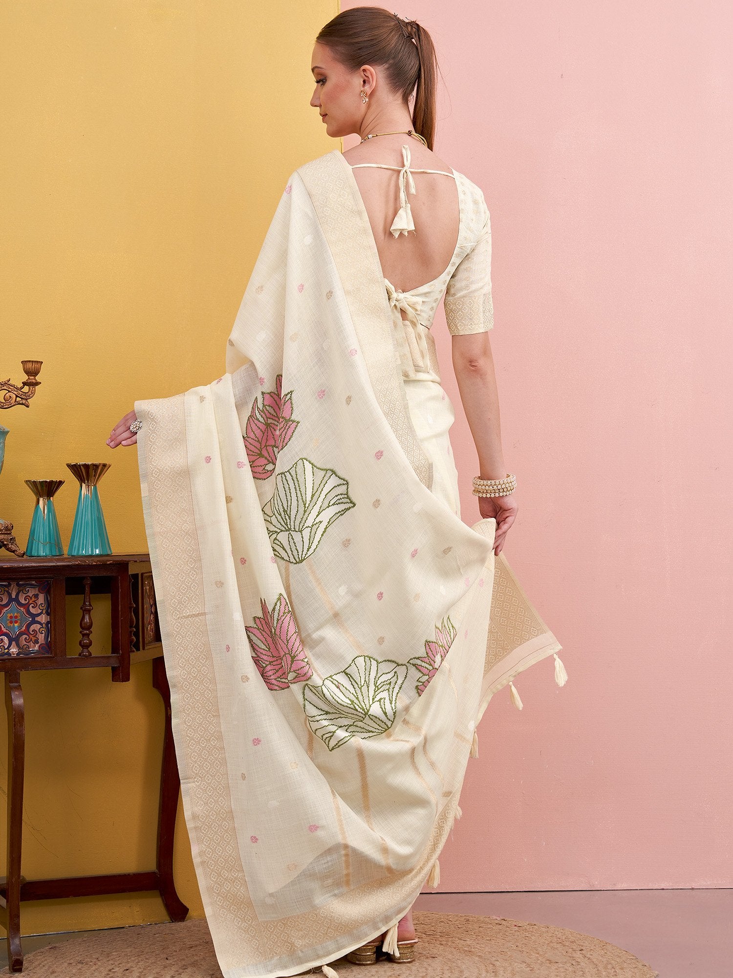 partywear designer saree for festive occasions