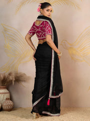partywear designer saree for festive occasions