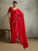Red Red Party Wear Chiffon Embellished Saree