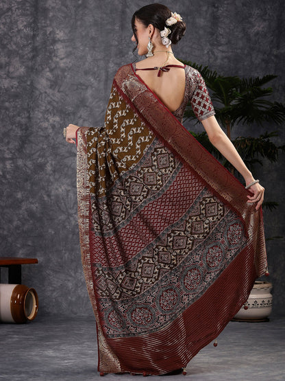 partywear designer saree for festive occasions
