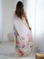 partywear designer saree for festive occasions