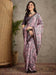 Purple Purple Tussar Manipuri Silk Printed Saree