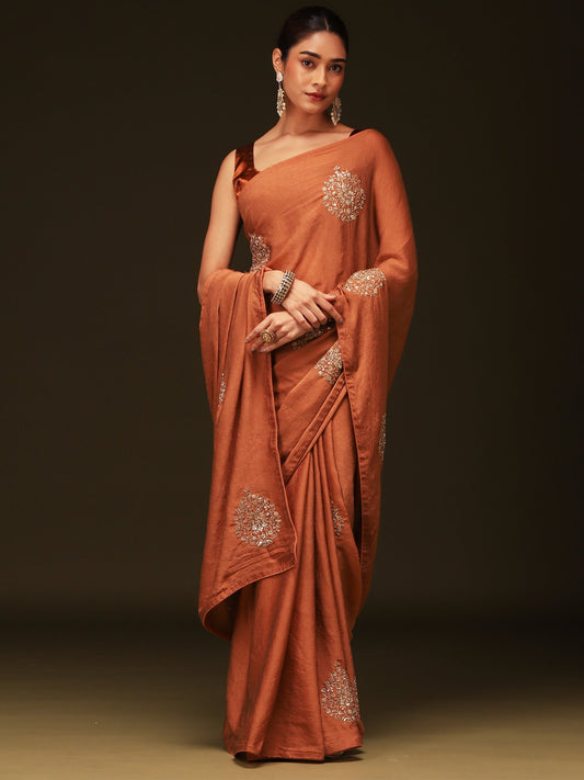 partywear designer saree for festive occasions