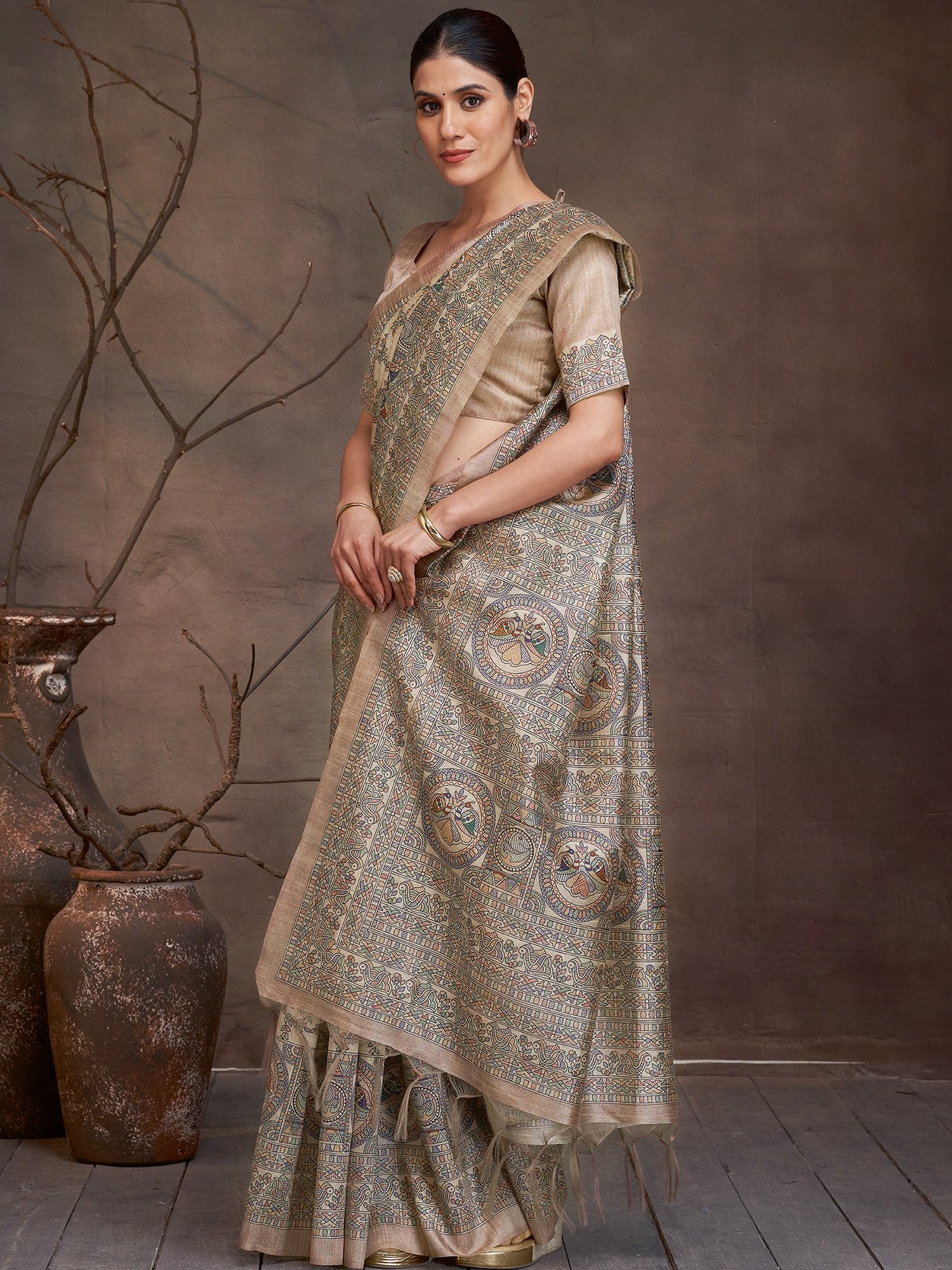 partywear designer saree for festive occasions