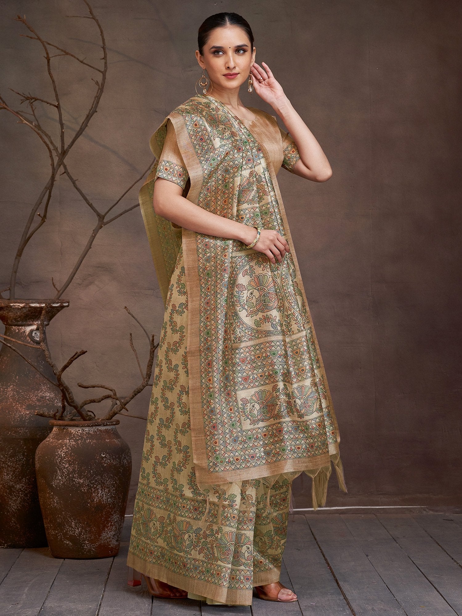 partywear designer saree for festive occasions