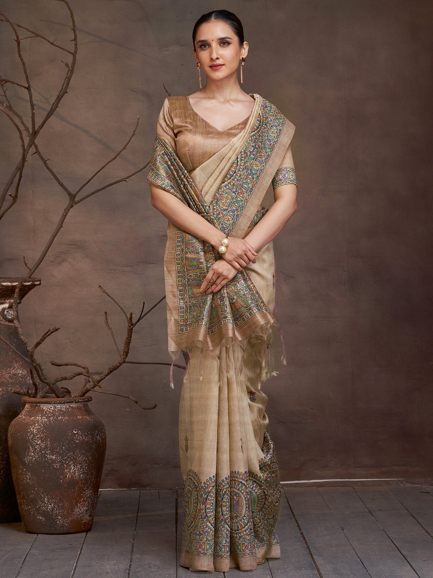 partywear designer saree for festive occasions