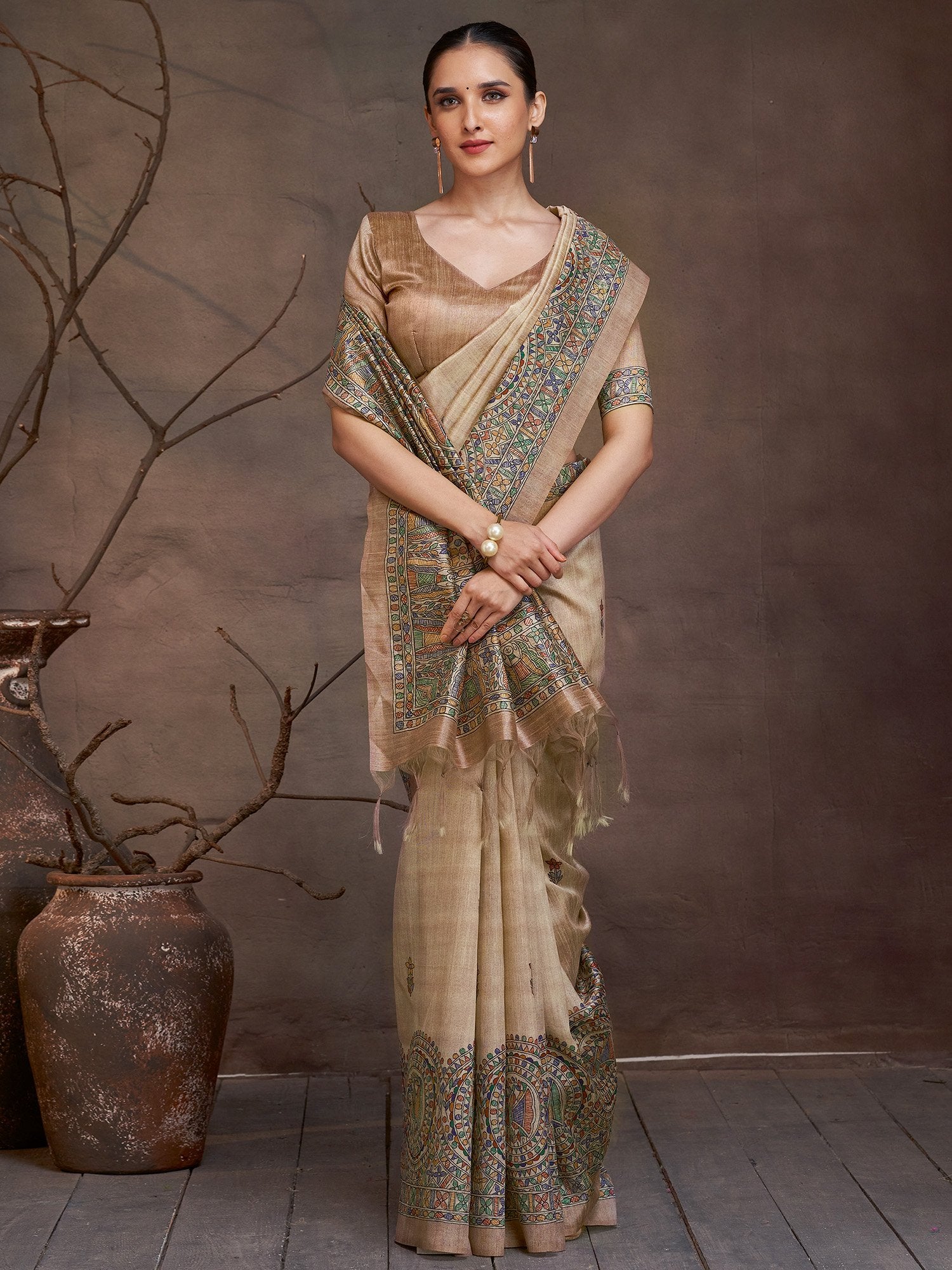 partywear designer saree for festive occasions