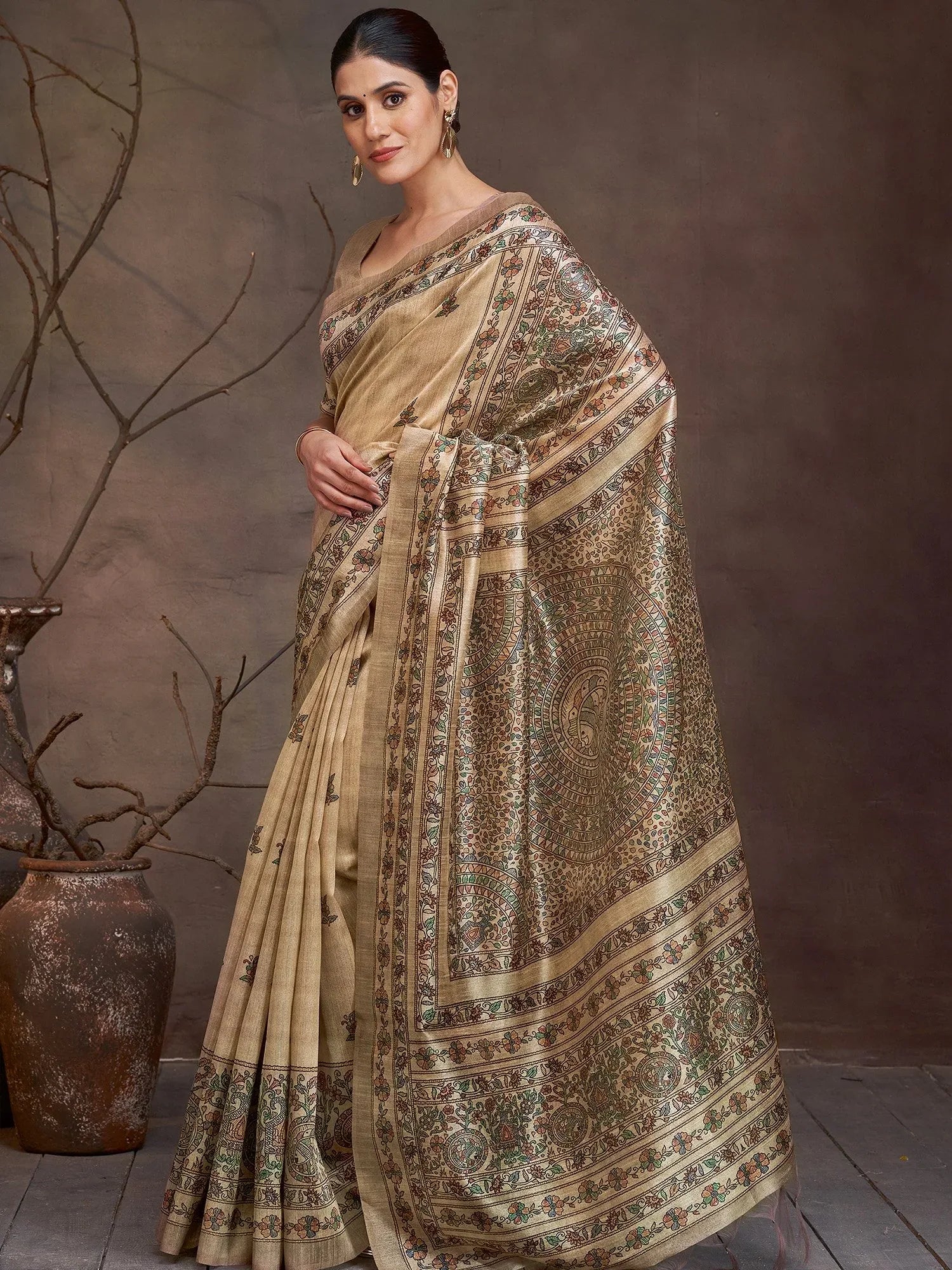 partywear designer saree for festive occasions