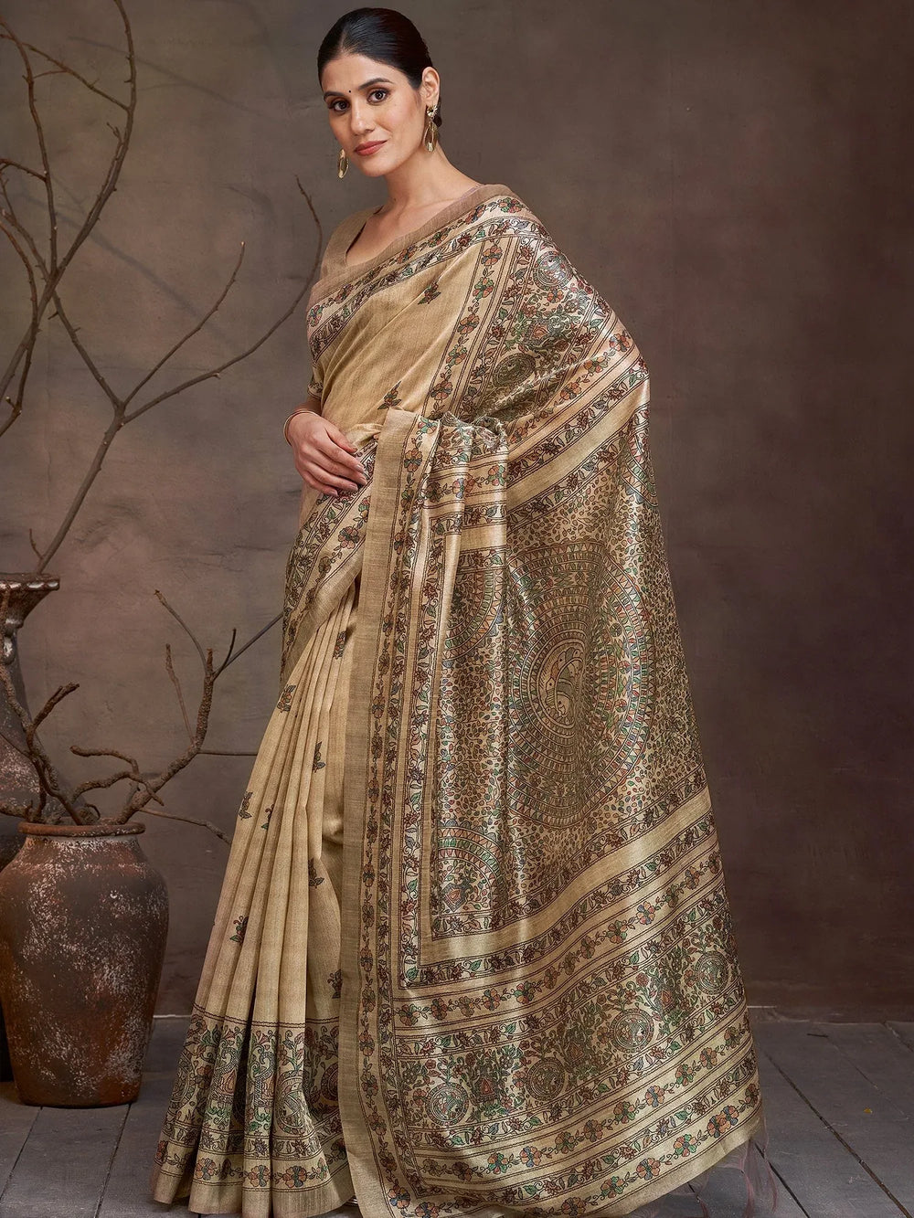 partywear designer saree for festive occasions