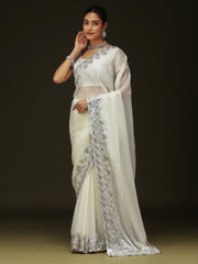 partywear designer saree for festive occasions