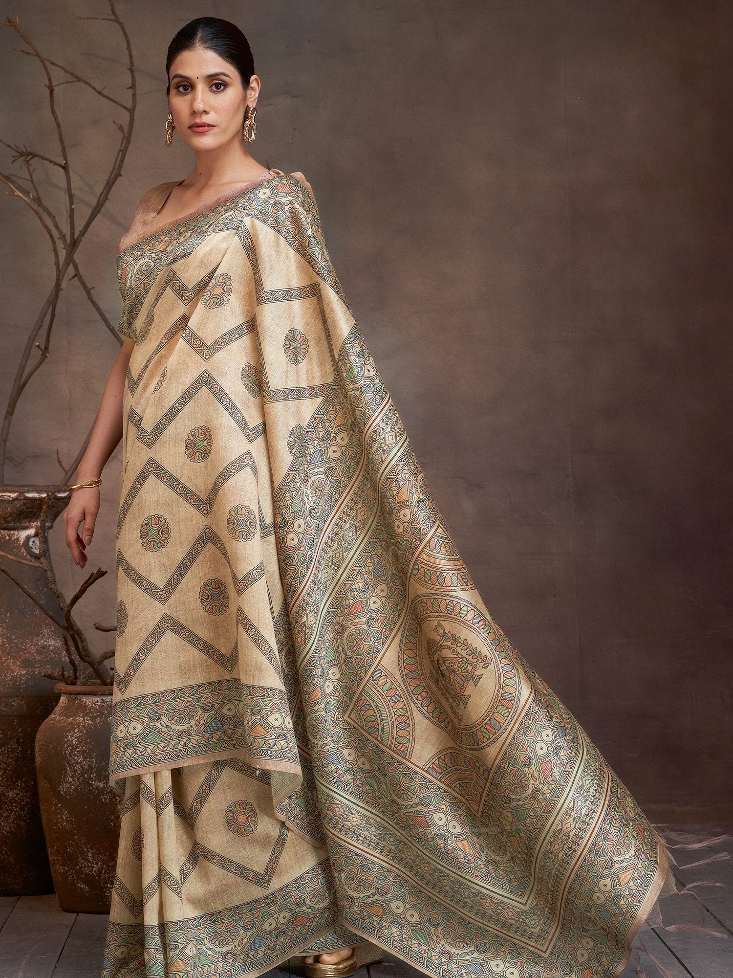 partywear designer saree for festive occasions