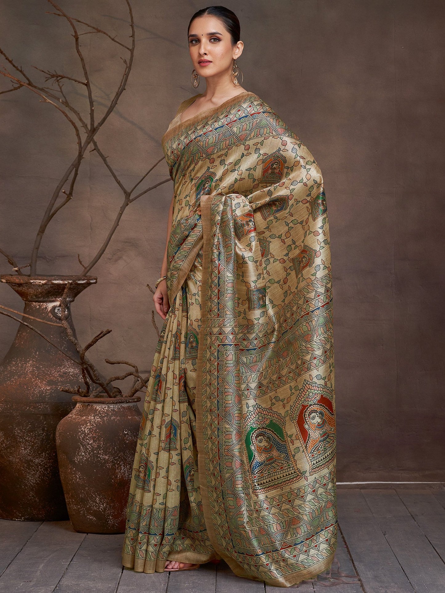 partywear designer saree for festive occasions