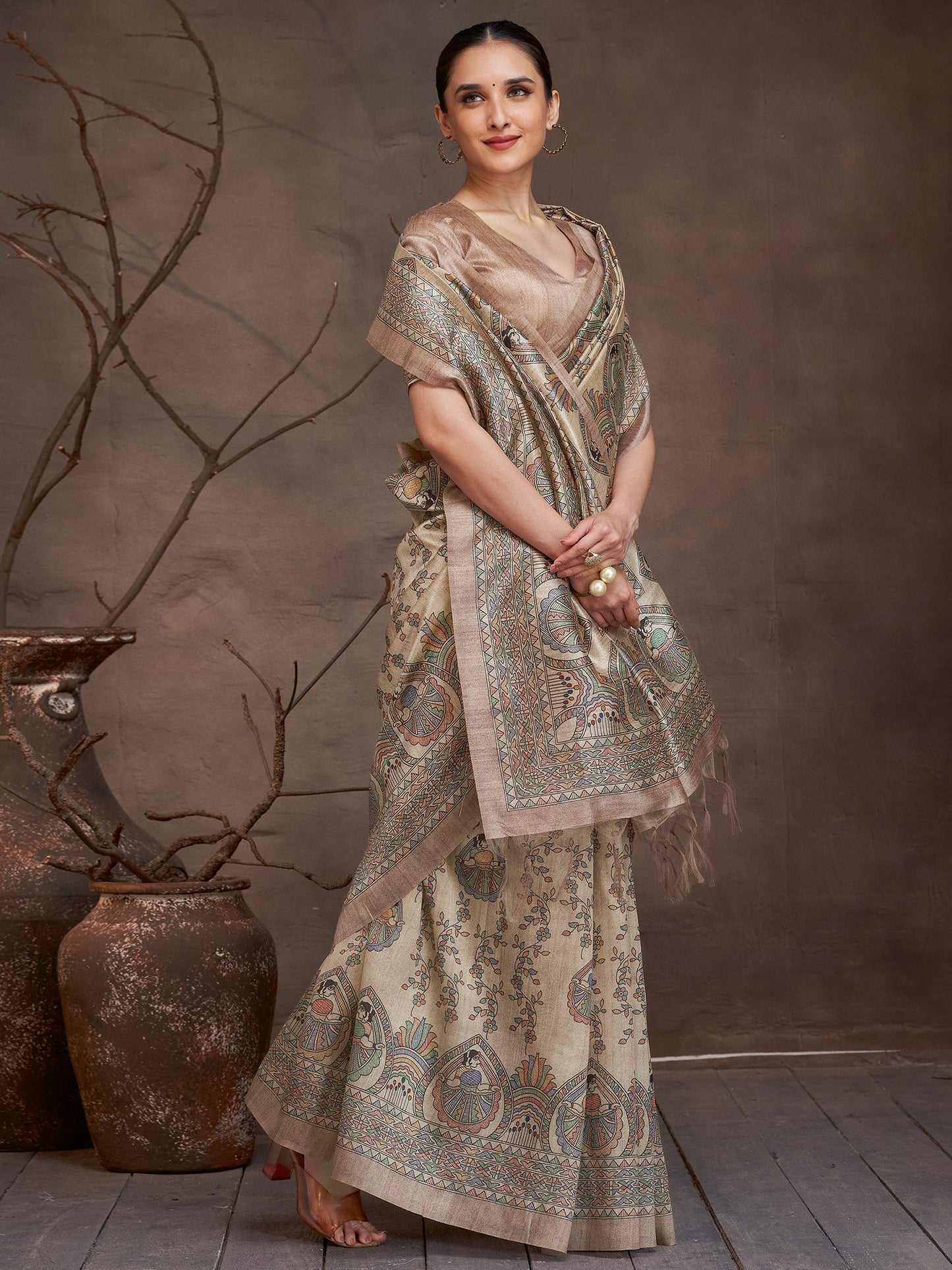 partywear designer saree for festive occasions